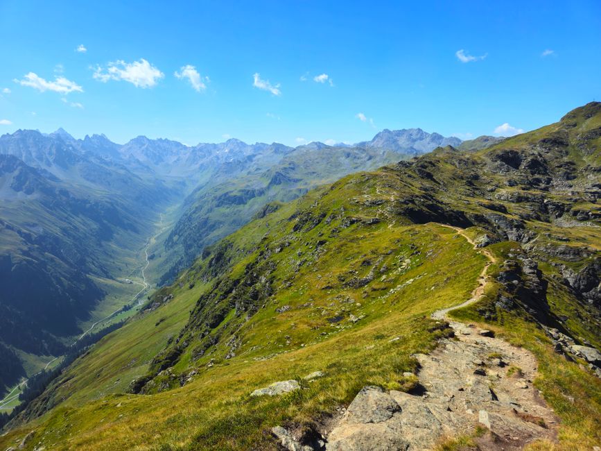 Picturesque summer landscape of the Alps in Vorarlberg, Austria.